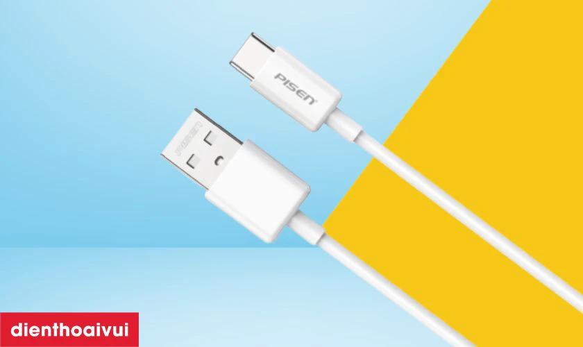 Dây cáp được làm từ chất liệu PVC cao cấp, chống đứt gãy