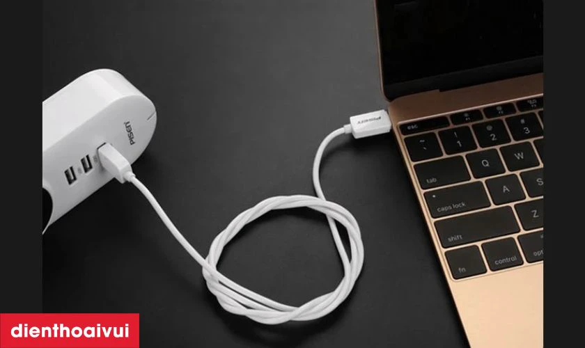 Cáp sạc Pisen - Mr White USB-A to C 1m 3A được thiết kế với khả năng tương thích rộng rãi