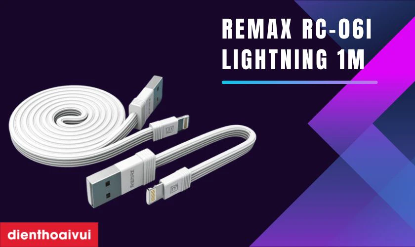 Cáp sạc Remax RC-06i Lightning 1M