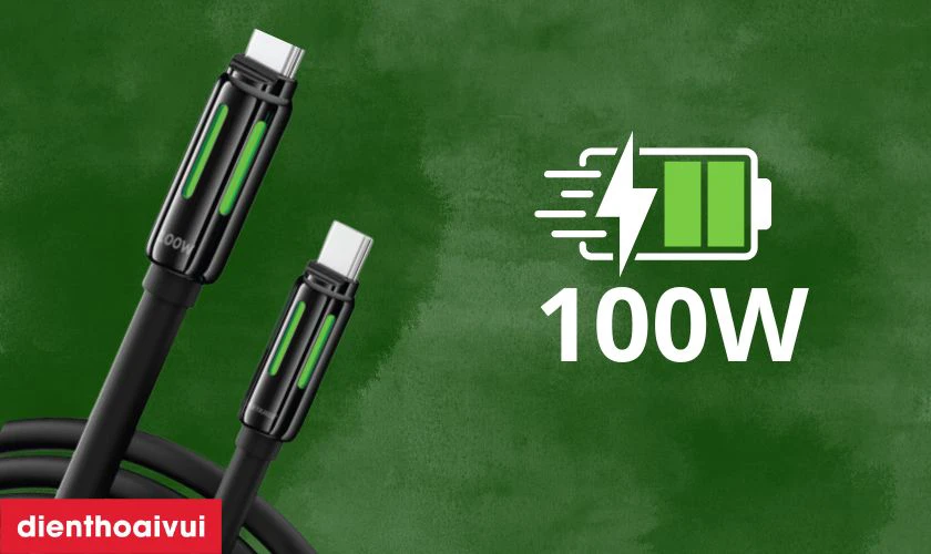 Điểm nổi bật của cáp Stargo Ultralink C1 Type-C to Type-C 100W 1.5M