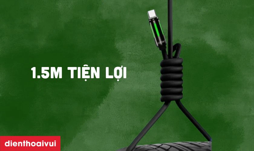 Chiều dài 1.5m tiện lợi, linh hoạt kết nối