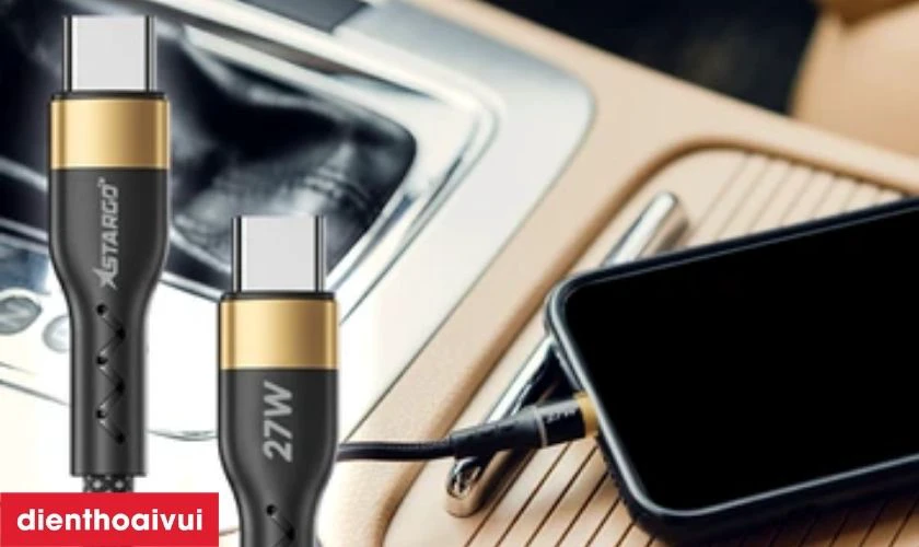Cáp Stargo Ultralink C2 được trang bị 1 cổng Type-C tương thích rộng rãi