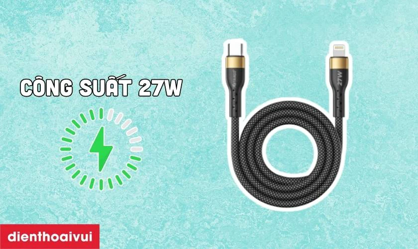 Điểm nổi bật của Cáp Stargo Ultralink L1 từ tính Type-C to Lightning 27W 1.2M