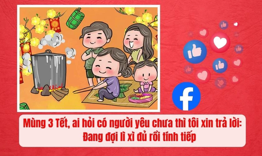 Stt, Caption Mùng 3 Tết 2026 Bá Đạo, Triệu Like