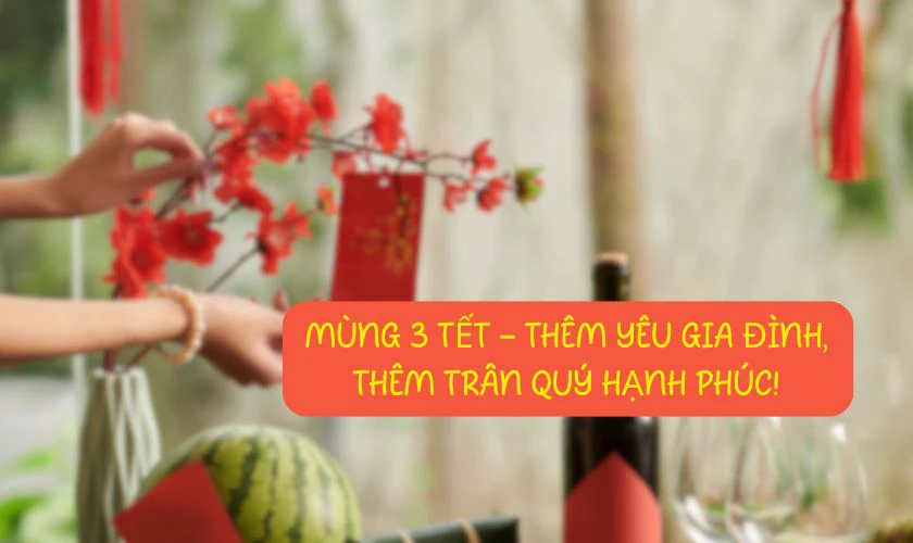 Stt, Caption Mùng 3 Tết 2026 Ngắn Gọn