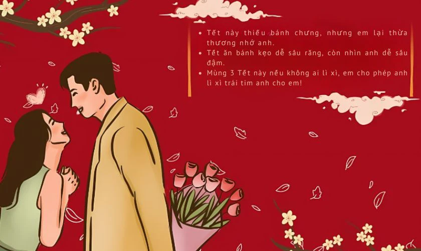 STT mùng 3 Tết 2025 thả thính