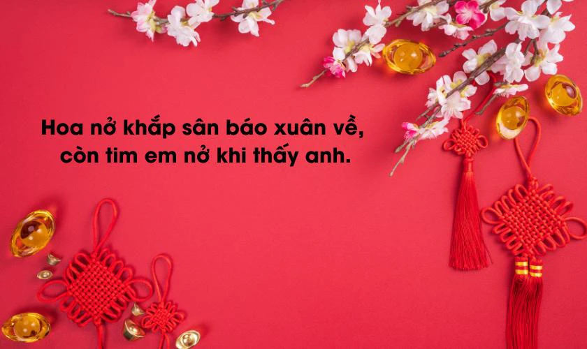 Cap tết thả thính độc đáo
