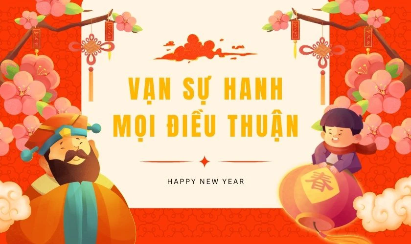 Câu chúc tết 3 chữ 2026 Bính Ngọ vạn sự như ý