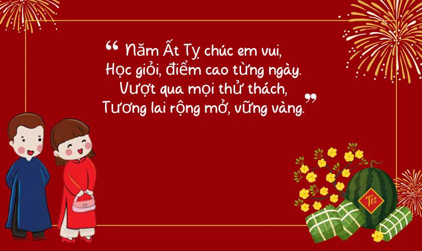 Lời chúc tết cho học sinh bằng thơ