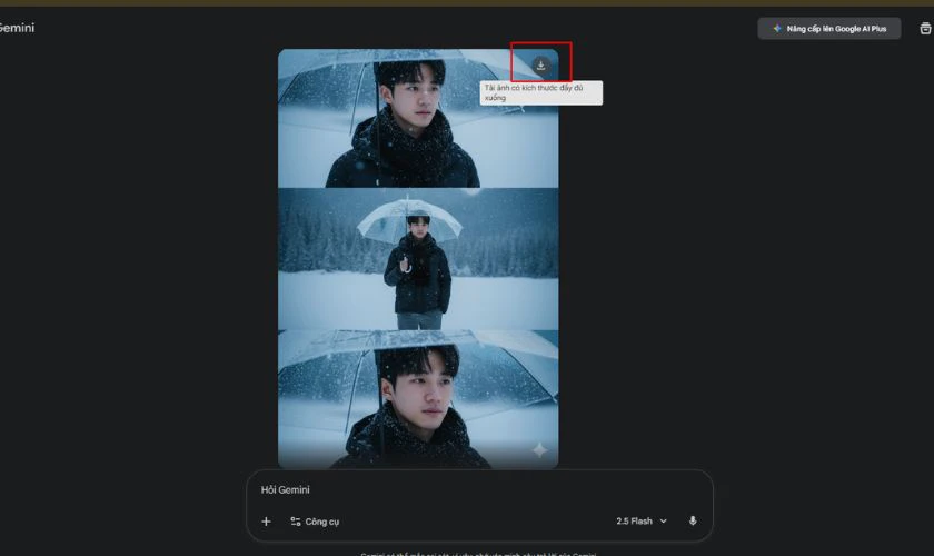 Tinh chỉnh ảnh và lưu về máy
