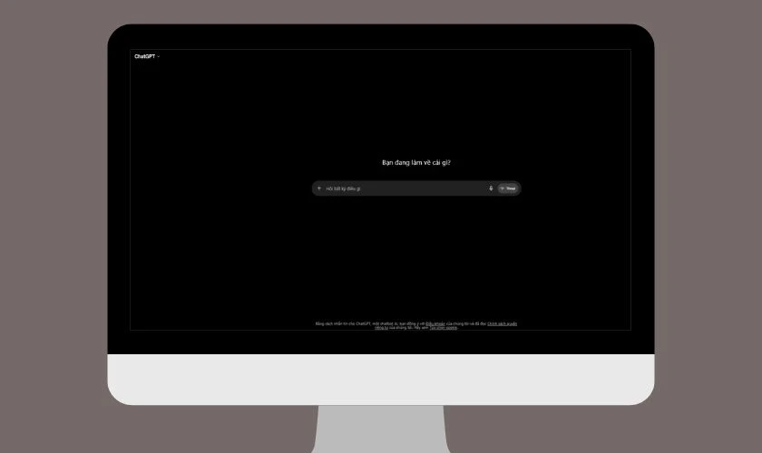 Bước 1: Truy cập vào ChatGPT để nhập câu lệnh tạo video xem bóng chày AI