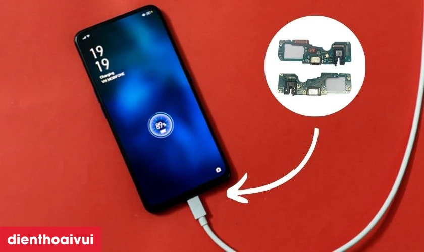 Thay chân sạc Oppo Reno 8T mới tránh hư hỏng linh kiện, hạn chế rủi ro khi sạc điện