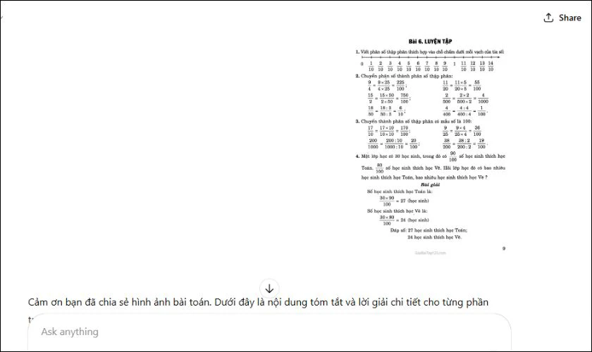 Nhấn Enter và đợi câu trả lời từ ChatGPT