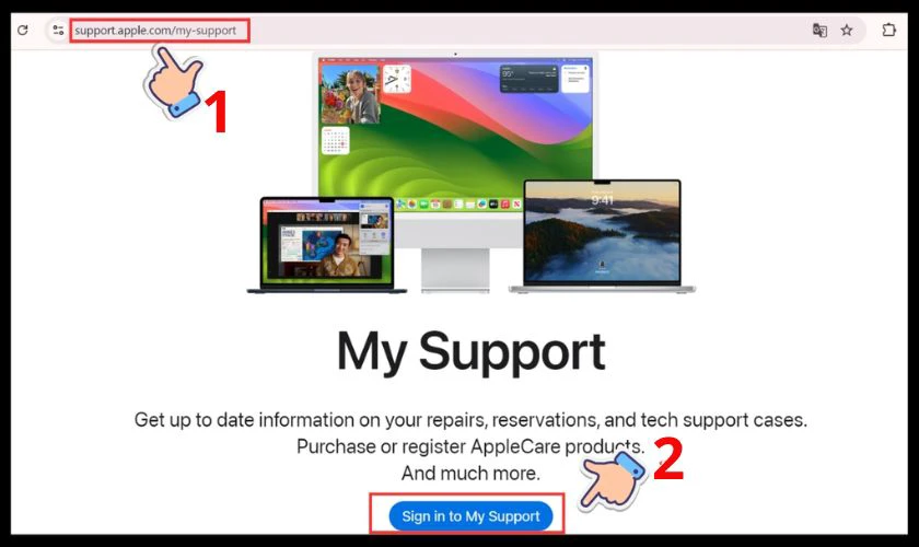 Kiểm tra bảo hành iPhone bằng Apple Support