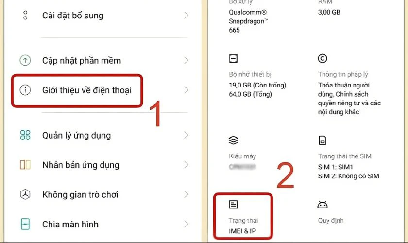 Check iMei OPPO nhanh