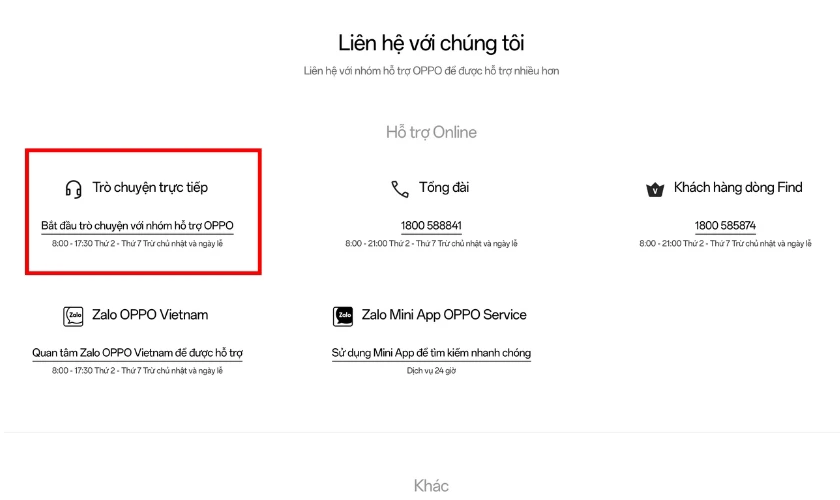Nhờ vào tư vấn trực tuyến