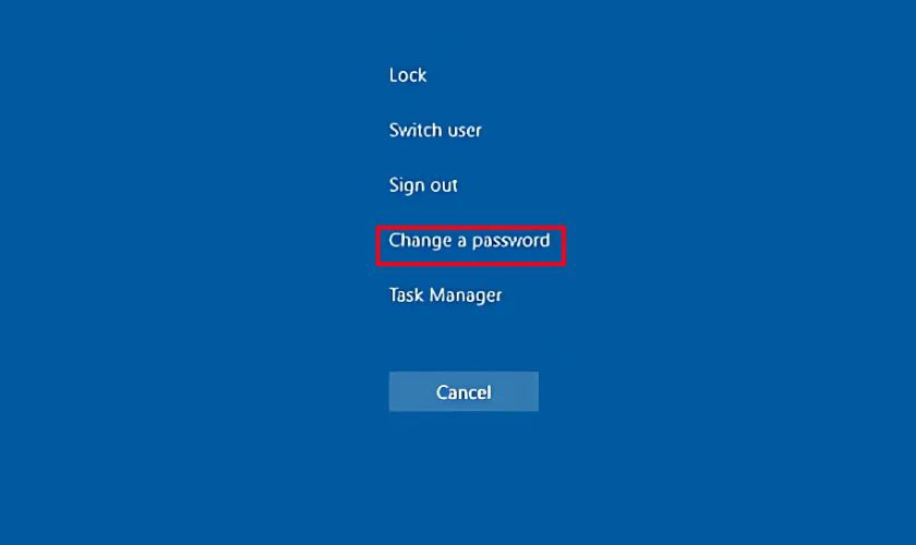 Cài đặt Password cho User