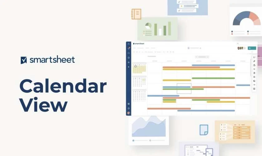 Mẫu chèn lịch vào Google Sheet trên Smartsheet