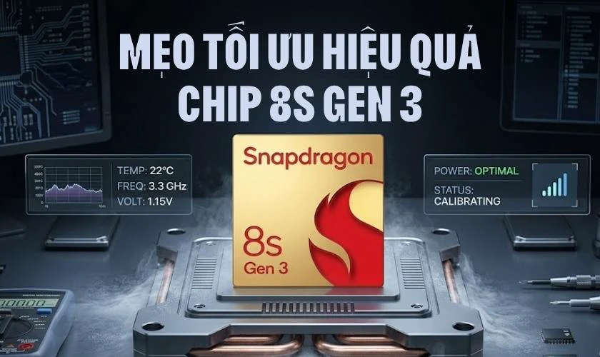 Mẹo tối ưu hiệu quả chip 8s Gen 3