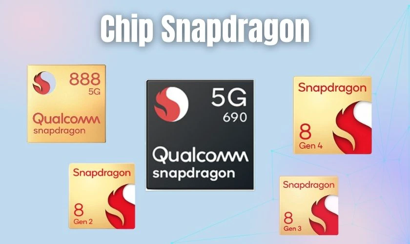 Chip Snapdragon là dòng chip được sản xuất bởi Qualcomm