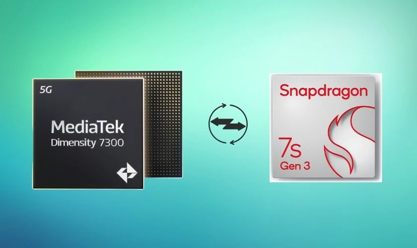 Chip Dimensity 7300 ngang với chip Snapdragon nào