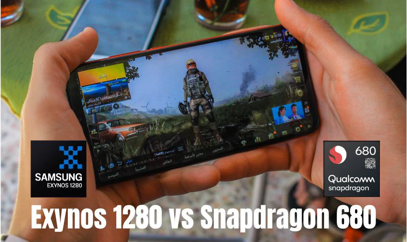 So sánh chip Exynos 1280 ngang với Snapdragon 680 về khả năng chơi game