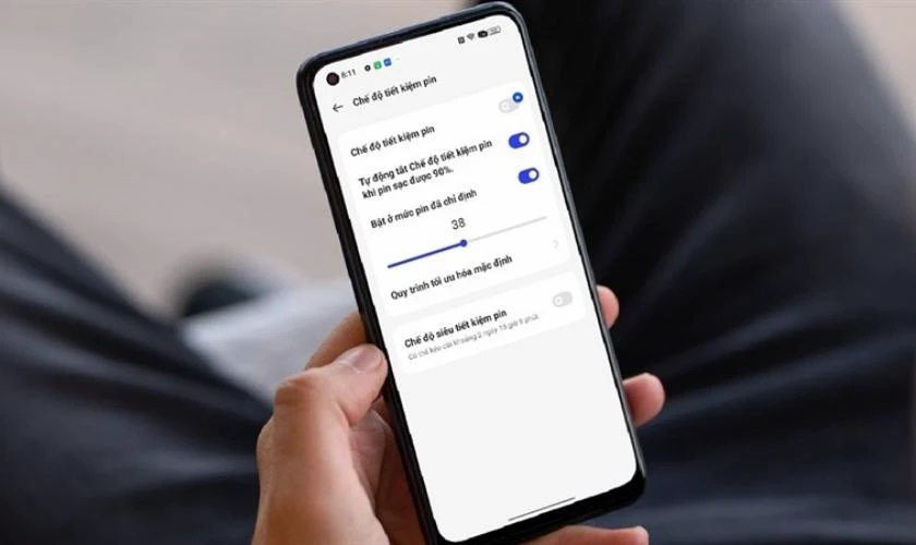 Sử dụng chế độ tiết kiệm pin