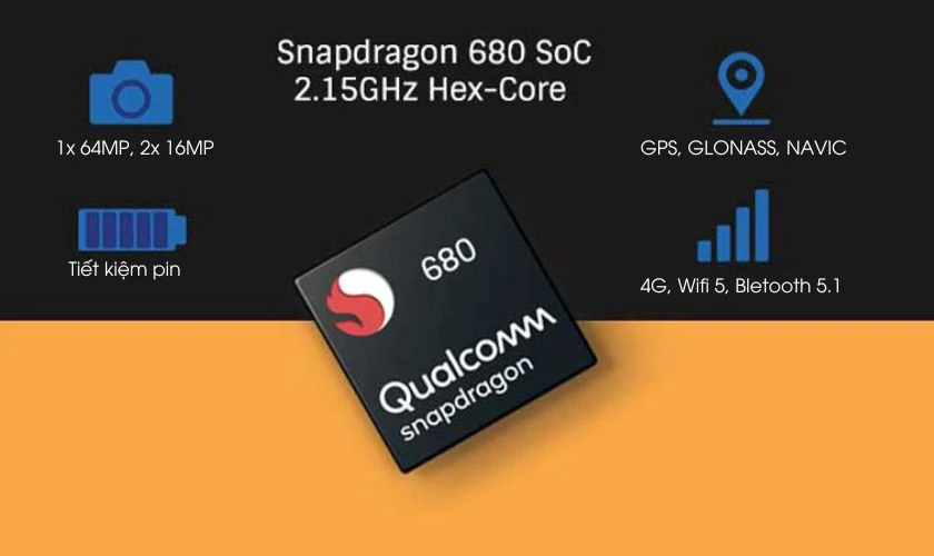Snapdragon 680 là chip di động 8 nhân được sản xuất bởi Qualcomm