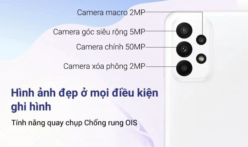 Samsung Galaxy A23 4GB điện thoại chip Snapdragon 680 được ưa chuộng