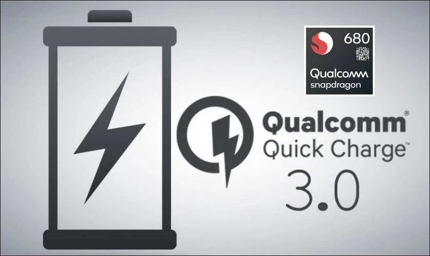 Tối ưu pin, sạc nhanh với Quick Charge 3.0