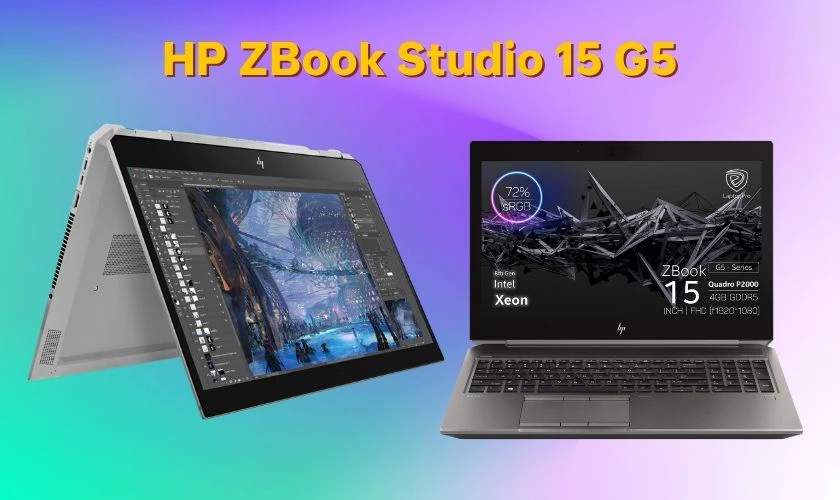 HP ZBook Studio 15 G5 là dòng máy trạm di động thuộc phân khúc cao cấp của hãng HP
