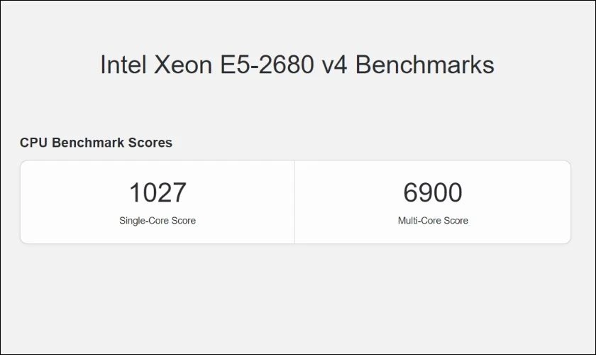 Đánh giá hiệu năng chip Xeon E5 2680 v4