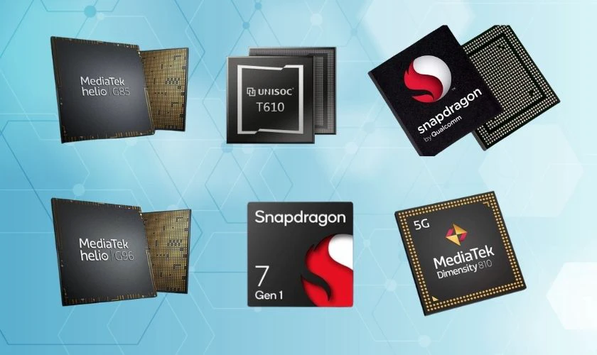 Ngoài chip Snapdragon 665, còn có những loại chip nào khác?