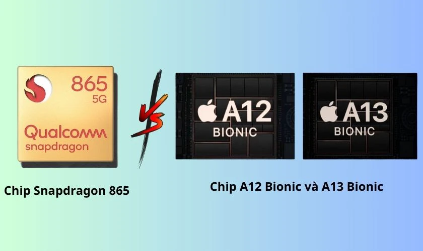 Giữa Snapdragon 865 và A12, A13, chip nào mạnh hơn?