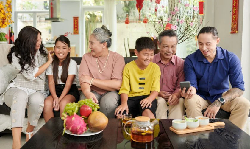 Hình ảnh chúc mùng 3 Tết 2026 Bính Ngọ ấm áp