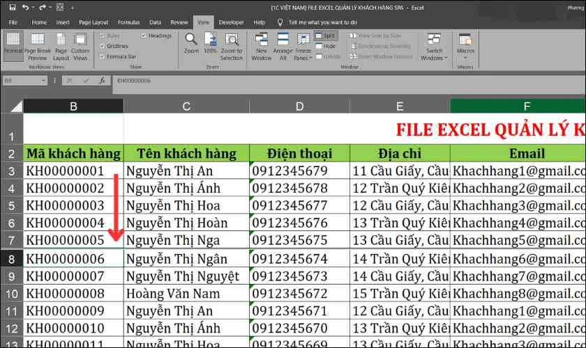 Cách sử dụng chức năng Split trong Excel hiệu quả