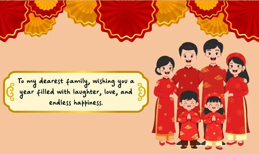 Lời chúc Tết bằng tiếng Anh cho người thân, gia đình