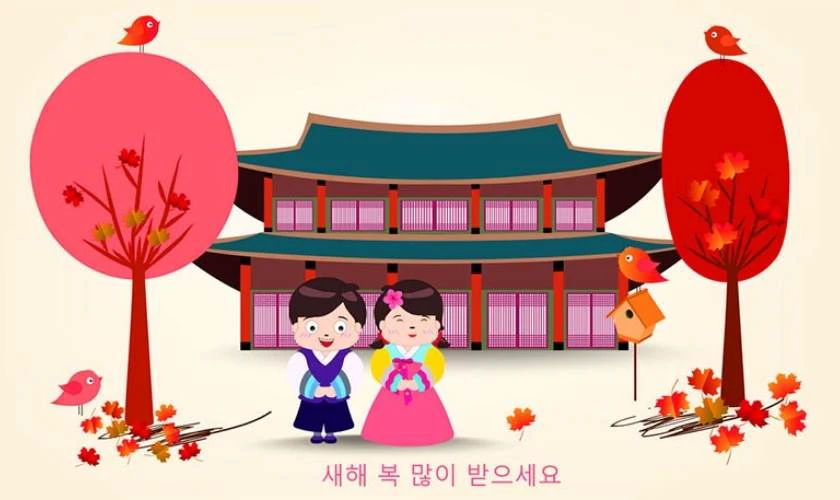 Hình chúc tết dễ thương