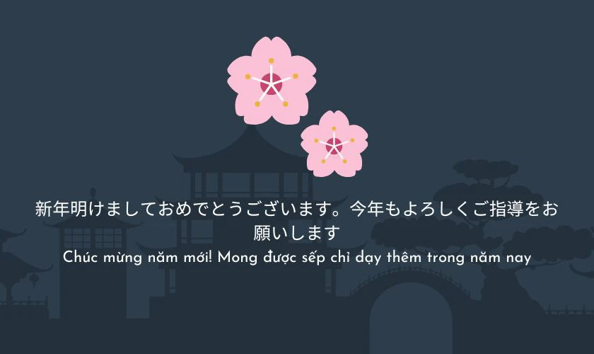 Các câu chúc Tết bằng tiếng Nhật tặng Sếp
