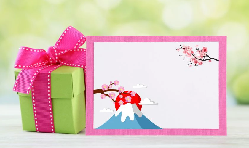 Mẫu thiệp Tết bằng tiếng Nhật thu hút