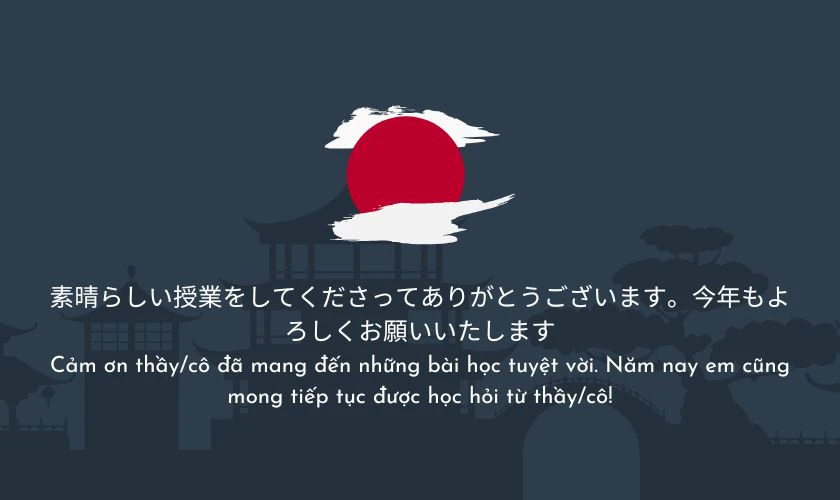 Câu chúc Tết cho thầy cô giáo