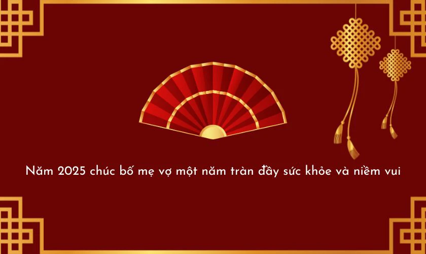 Chúc bố mẹ vợ tương lai ấn tượng