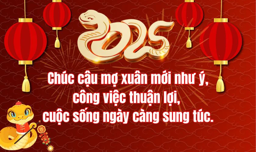 Lời chúc Tết cậu mợ ngắn gọn nhưng sâu sắc