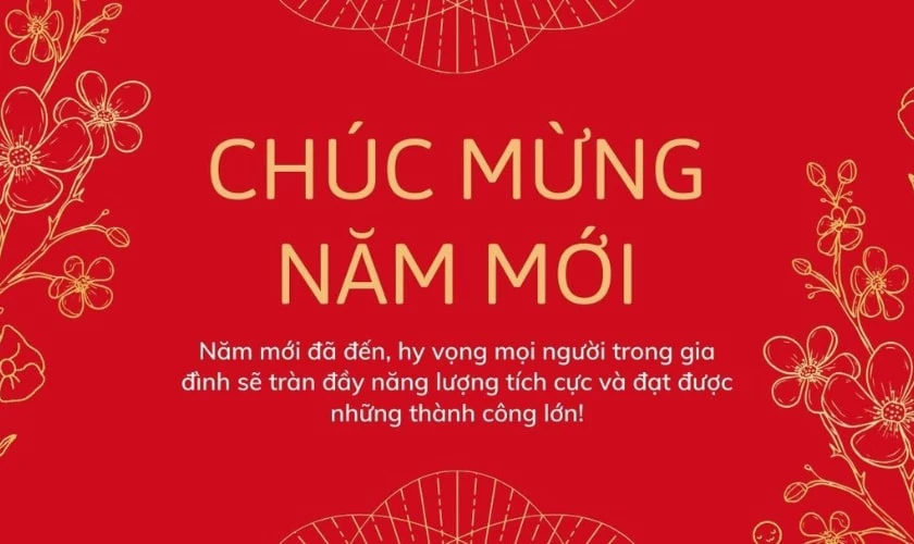 Chúc tết cô chú
