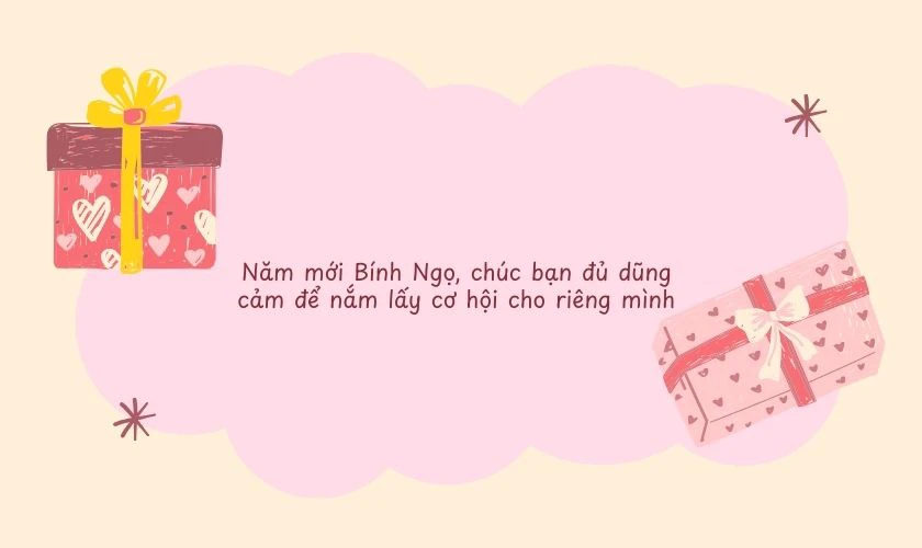 Câu chúc Tết crush hay mừng năm mới Bính Ngọ 2026