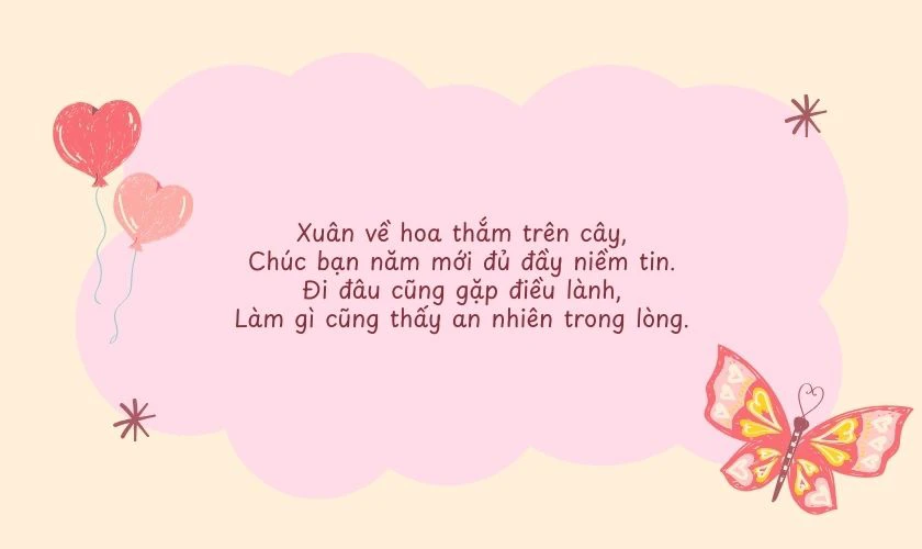 Thơ chúc Tết Crush 2026 Bính Ngọ hay nhất