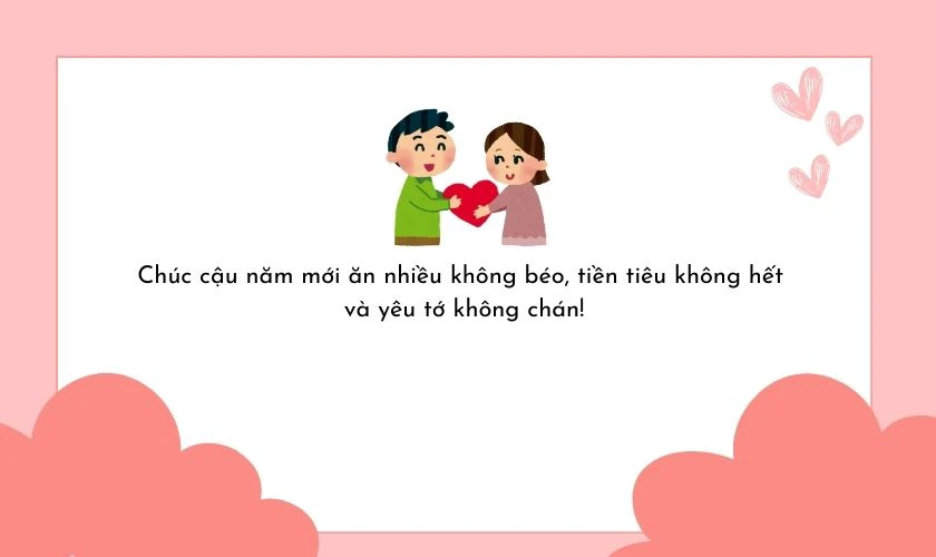 Lời chúc tết hài hước, vui vẻ