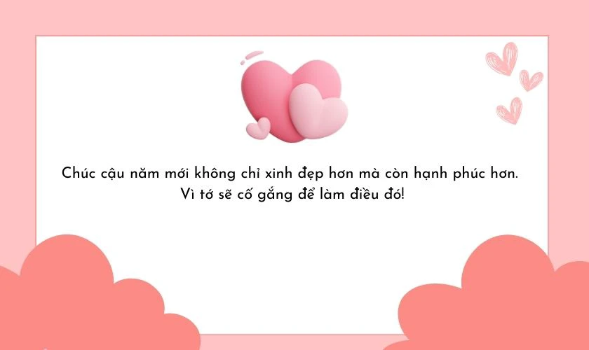 Chúc tết crush con gái ấn tượng