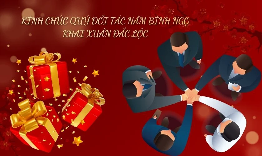 Lời chúc tết dành cho đối tác may mắn
