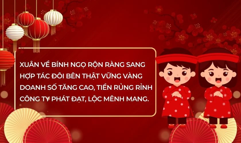 Cách chúc tết đối tác chân thành